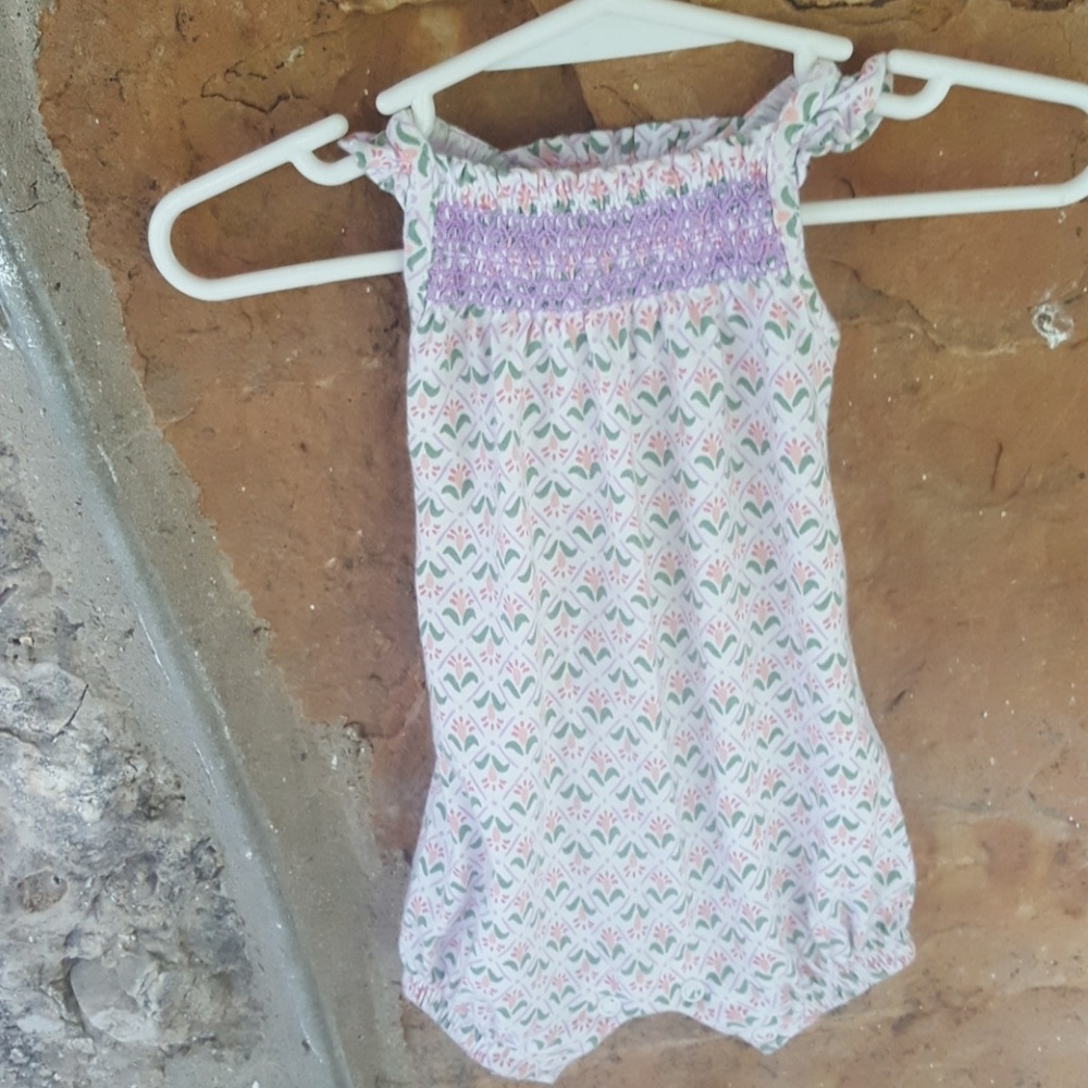 Girl's Newborn Romper